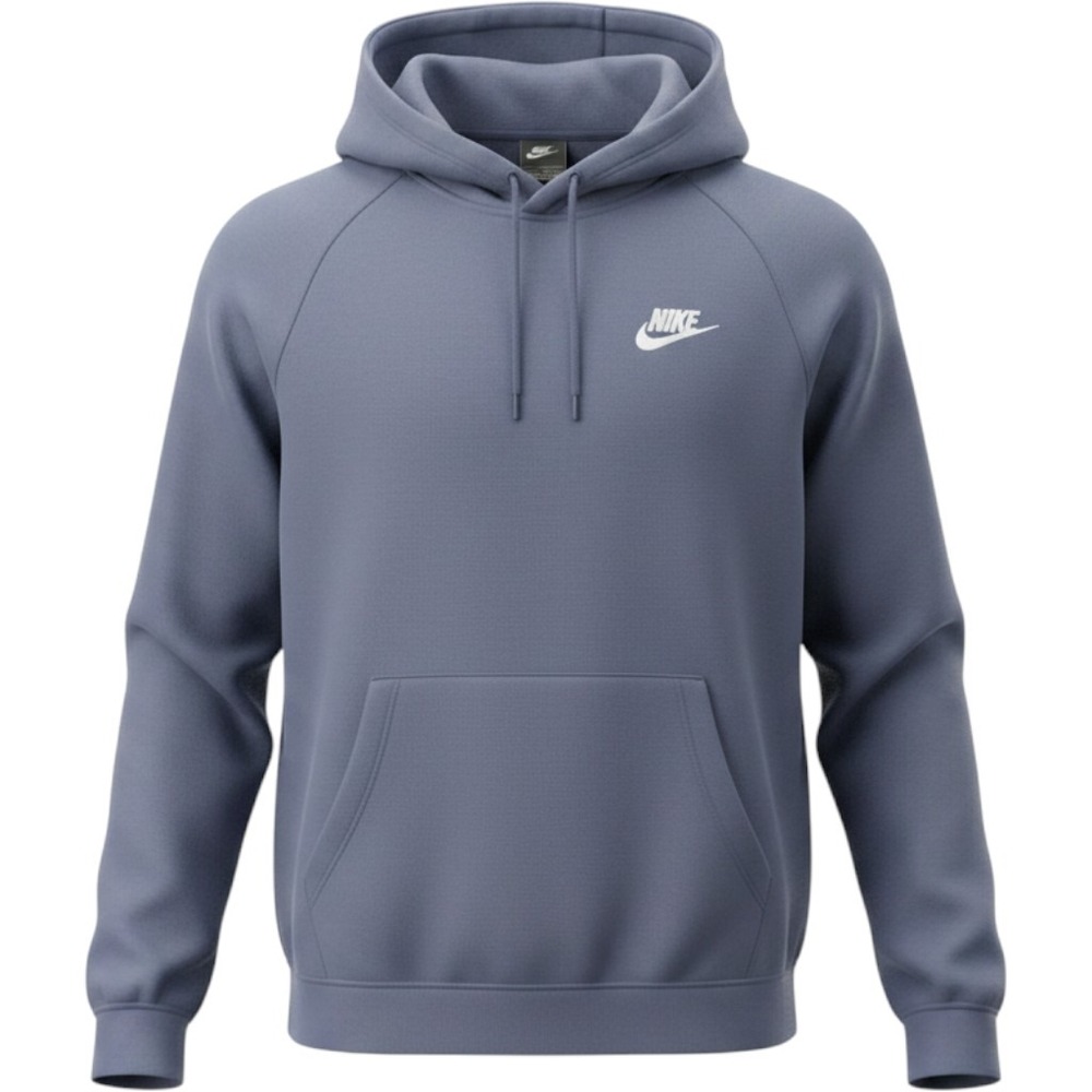 Nike Sportswear Essential Womens Fleece Hoodie Slate Blue‎ DQ5793-499 XS